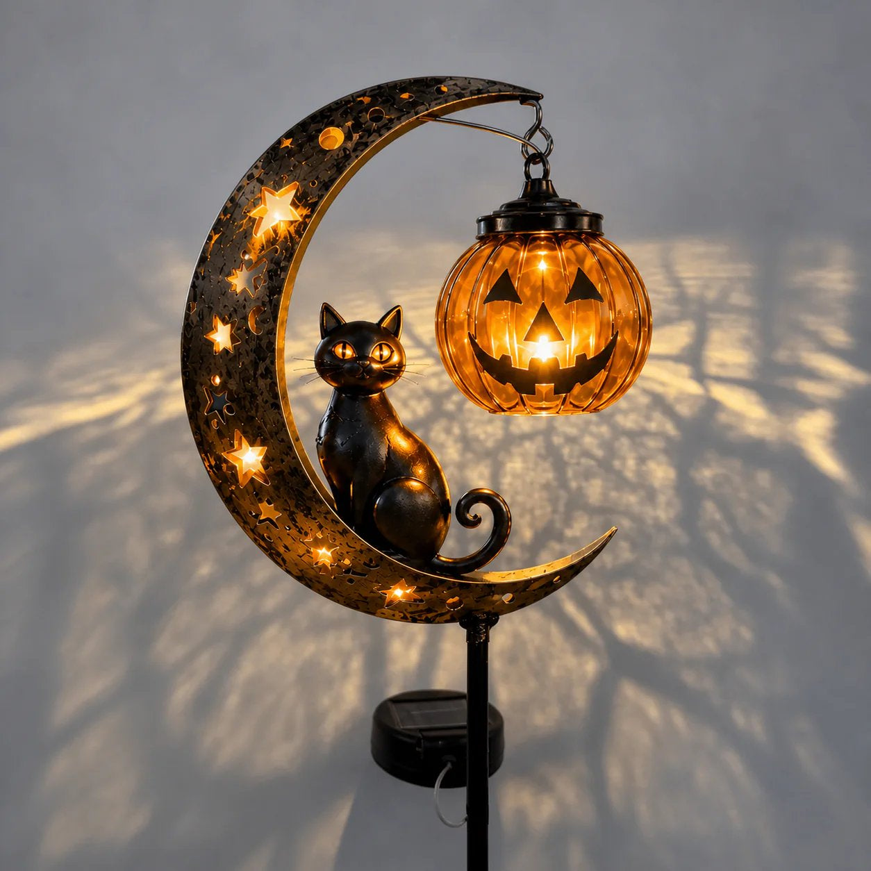 🎃 Halloween Early Bird Sale | 49% OFF Pumpkin Moon Garden Stake Light