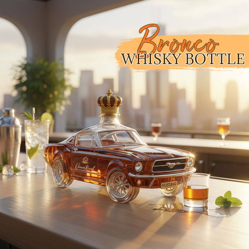 Apex Drive: Limited Edition Collectible Car Decanter-Bronco Whiskyflasche