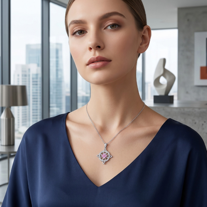 Mystical Birthstone Witches Knot Necklace – Natural Crystal🔮💞Protect Your Loved Ones💞