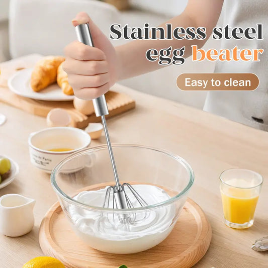 Rustproof Hand Push Whisk For Baking & Daily Drinks✨
