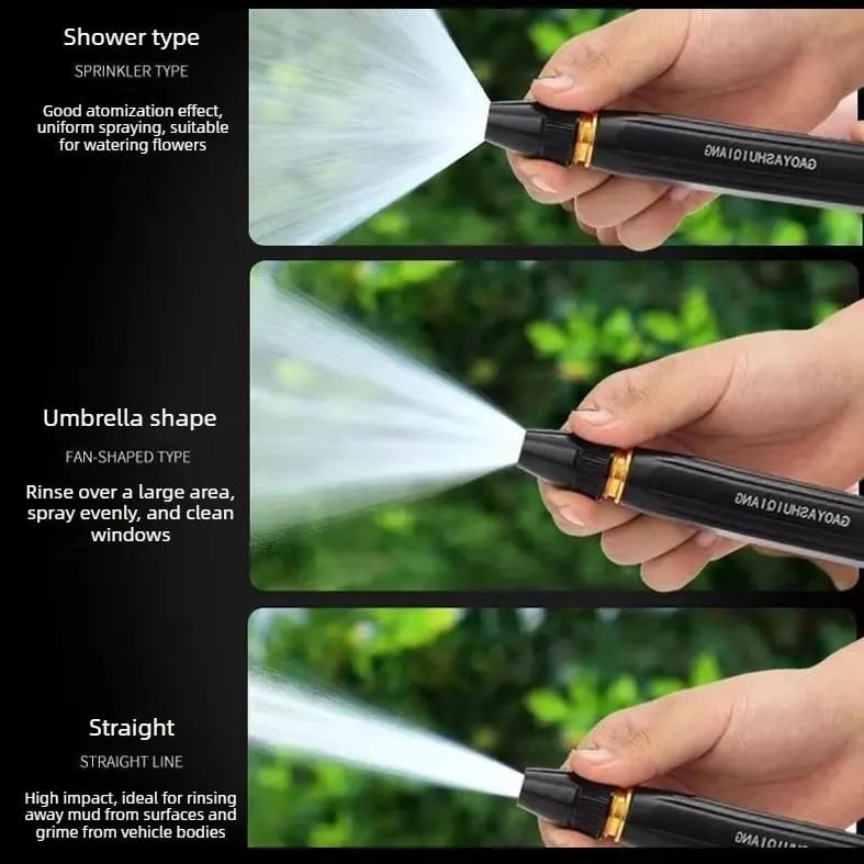 360° Rotating High-Pressure Water Jet for Car Cleaning & Watering