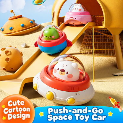 🚗 Press & Go Toy Car🔋Battery-Free