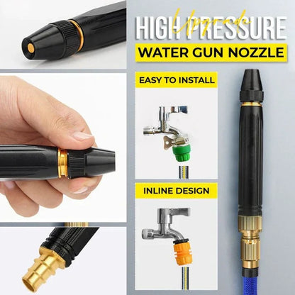360° Rotating High-Pressure Water Jet for Car Cleaning & Watering