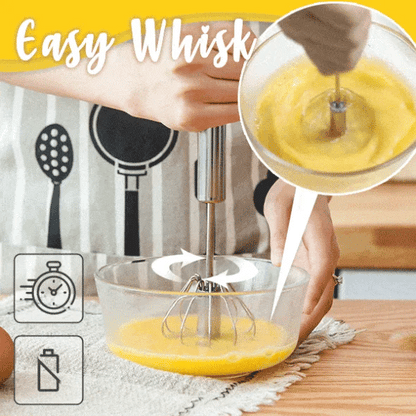 Rustproof Hand Push Whisk For Baking & Daily Drinks✨