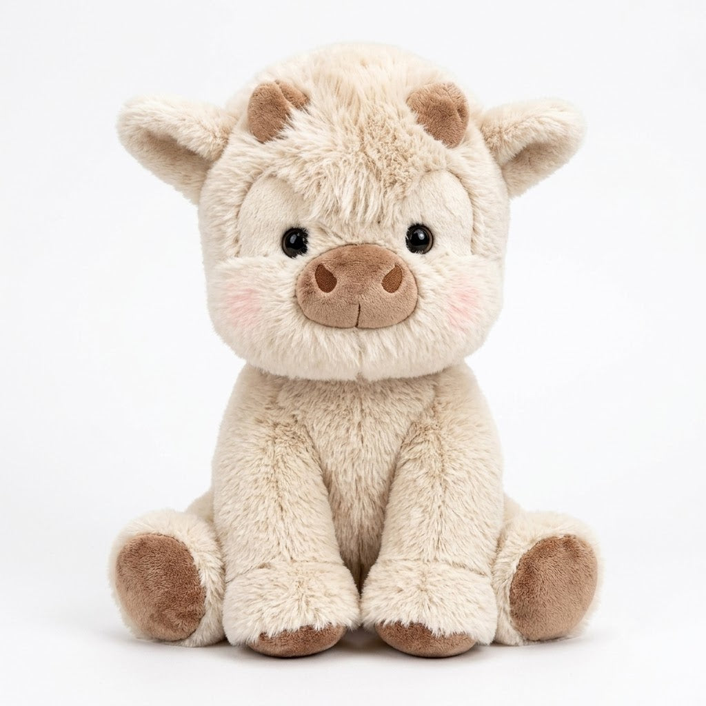🐮✨ Moo-ve Over Stress — Meet Your Adorably Wiggly Highland Cow Companion