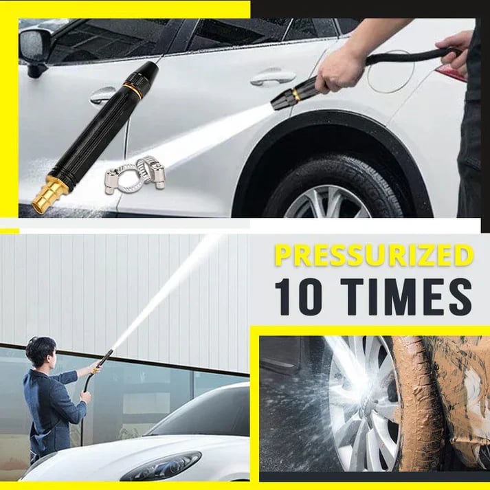 360° Rotating High-Pressure Water Jet for Car Cleaning & Watering