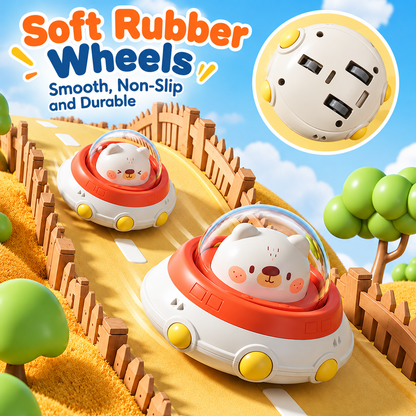 🚗 Press & Go Toy Car🔋Battery-Free