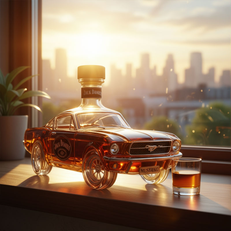 Apex Drive: Limited Edition Collectible Car Decanter-Bronco Whiskyflasche