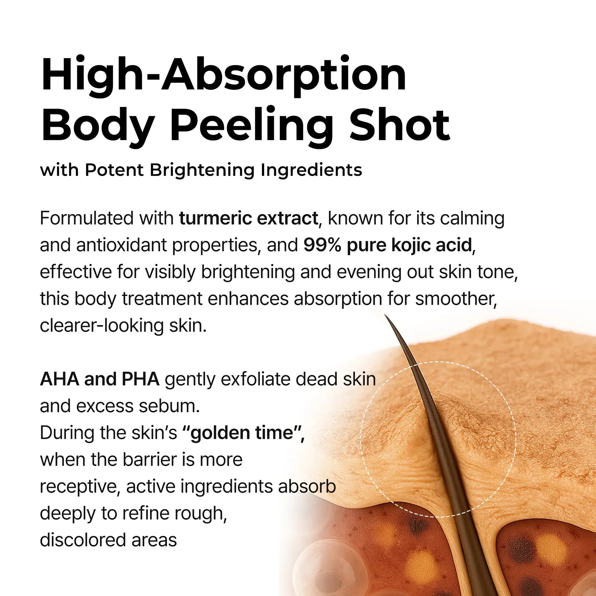 Acidic Turmeric Exfoliating Cleansing Spray Scrub