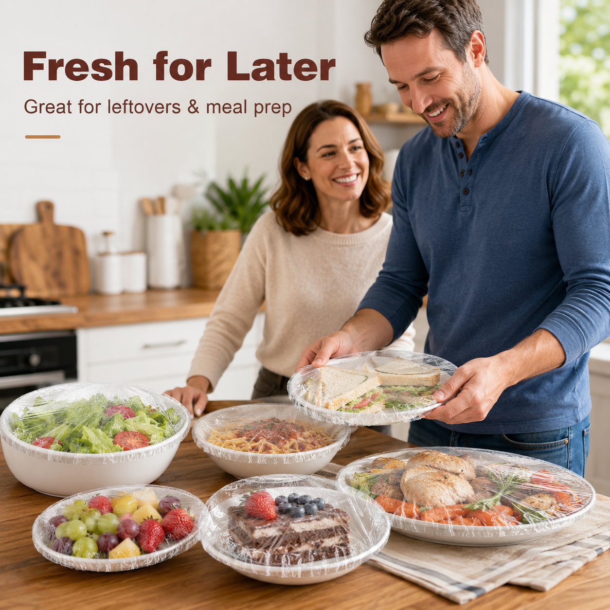 ⏳LAST DAY SALE 50% OFF!🔥Disposable Stretch Food Covers for Bowls & Plates
