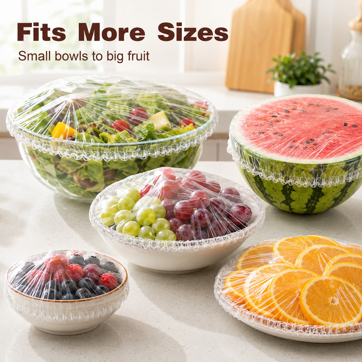 ⏳LAST DAY SALE 50% OFF!🔥Disposable Stretch Food Covers for Bowls & Plates
