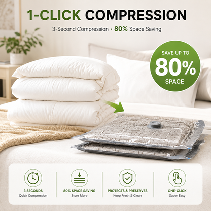 🔥 Hot Summer Sale 49% OFF🔥Vacuum Storage Bags with Cordless Pump