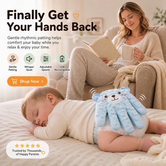 Baby Soothing Weighted Patting | Anti-Startle Sleep Aid for Newborns