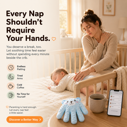Baby Soothing Weighted Patting | Anti-Startle Sleep Aid for Newborns