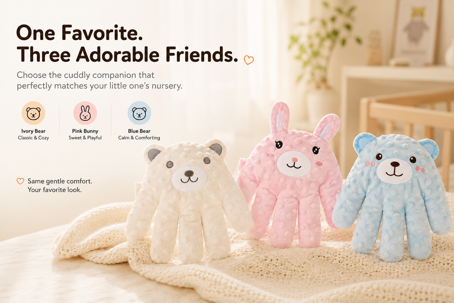 Baby Soothing Weighted Patting | Anti-Startle Sleep Aid for Newborns