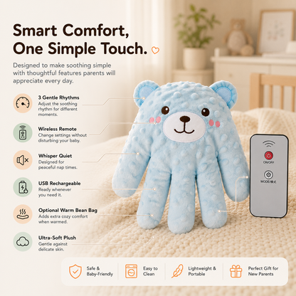 Baby Soothing Weighted Patting | Anti-Startle Sleep Aid for Newborns