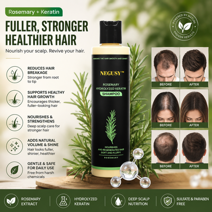 🔥LAST DAY 50% OFF - Organic Rosemary Hair Growth Shampoo