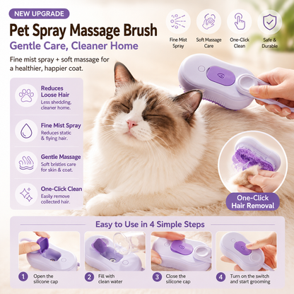 🔥Last Day Promotion 49% OFF - Pet Steam Brush