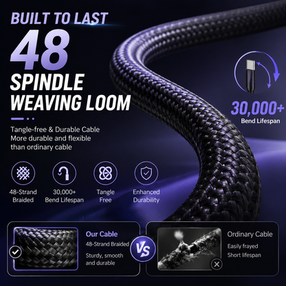 ⚡2-in-1 Stand Charging Cable