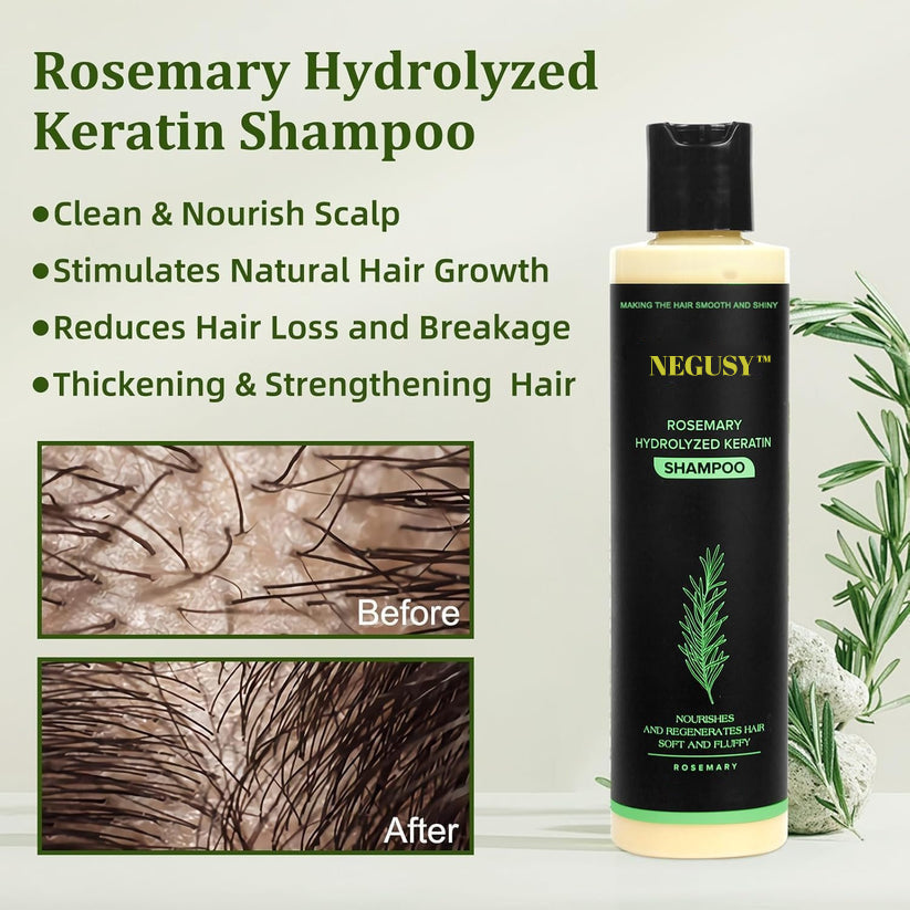 🔥LAST DAY 50% OFF - Organic Rosemary Hair Growth Shampoo