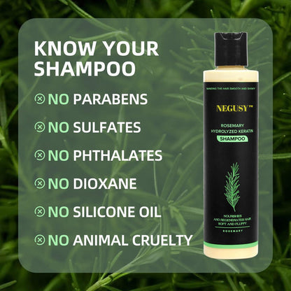 🔥LAST DAY 50% OFF - Organic Rosemary Hair Growth Shampoo