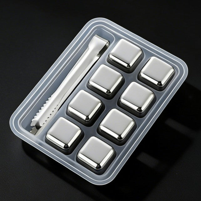8 pieces +box + 201 ice tong