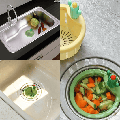 Anti-Clogging Cactus Sink Strainer Basket | Universal Fit & Easy Clean