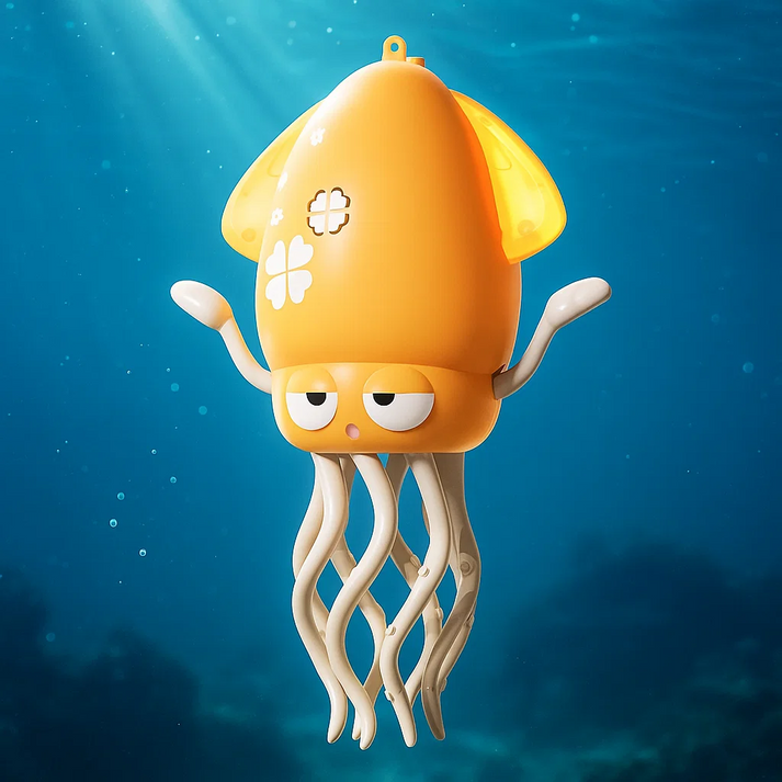 Ultimate Baby Sensory Companion: Musical Dancing Squid - Encourages Crawling & Visual Tracking