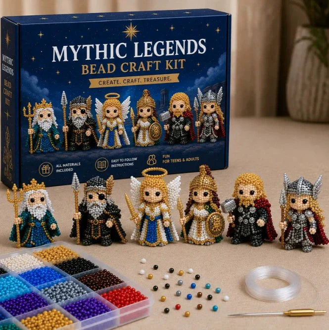 🏆Limited-time offer: 50% discount🧵✨Small 3D animal handmade set with beads