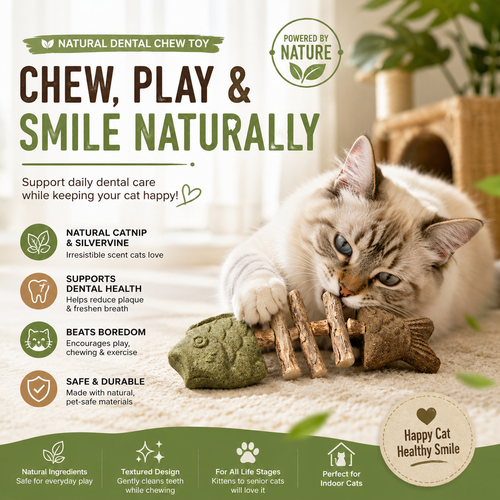 Catnip & Silvervine Chew