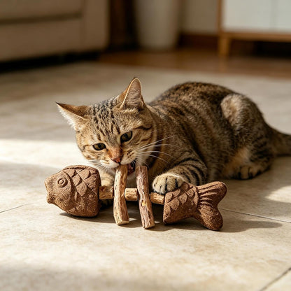 Catnip & Silvervine Chew