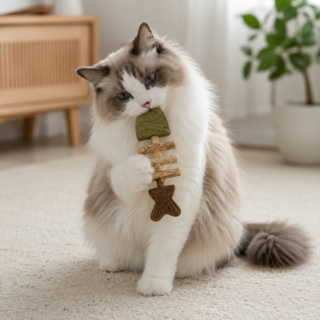 Catnip & Silvervine Chew