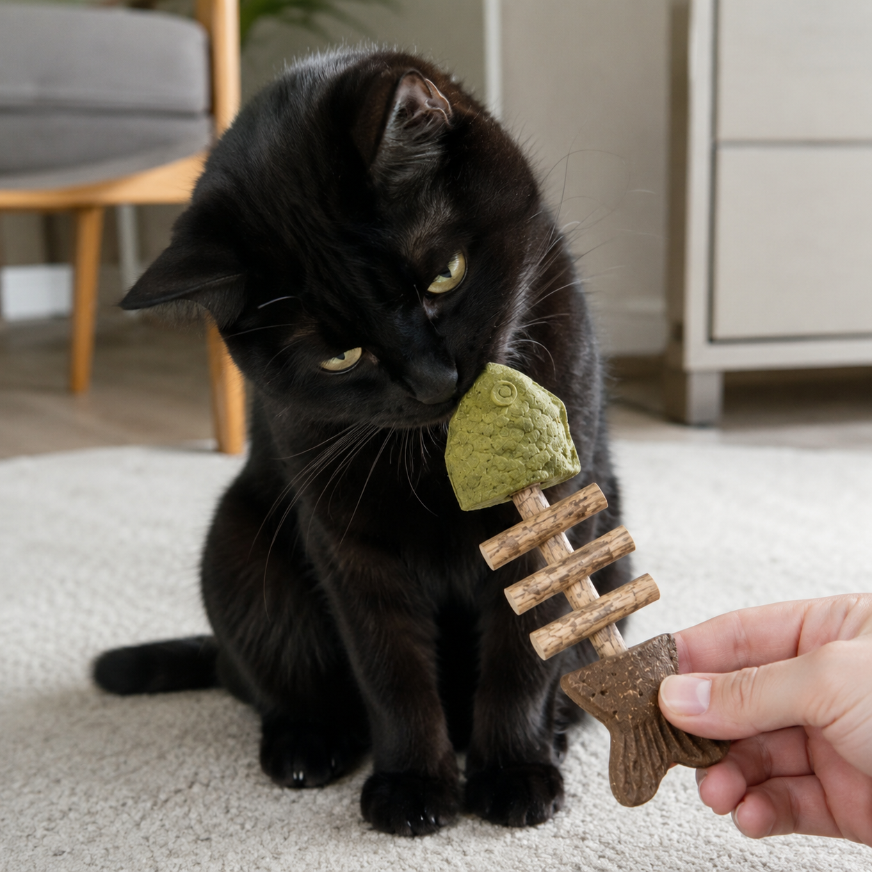 Catnip & Silvervine Chew