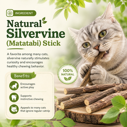 Catnip & Silvervine Chew
