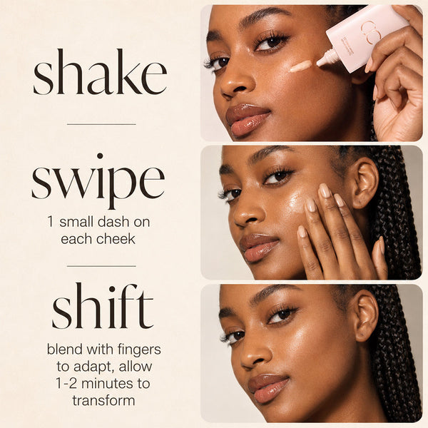 CC color-correcting tinted serum
