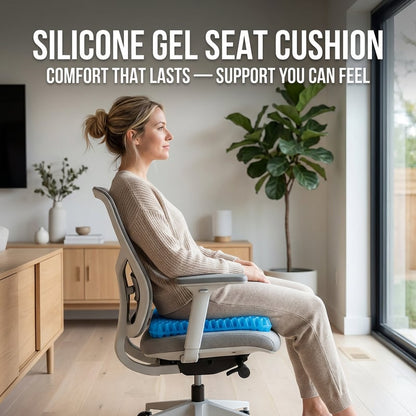 ✨ Ergonomic Silicone Seat Cushion – Relief You Can Feel