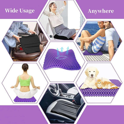 ✨ Ergonomic Silicone Seat Cushion – Relief You Can Feel