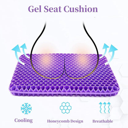 ✨ Ergonomic Silicone Seat Cushion – Relief You Can Feel