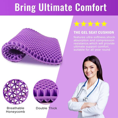 ✨ Ergonomic Silicone Seat Cushion – Relief You Can Feel