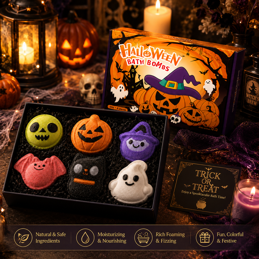🎃 Halloween Surprise Bath Bomb Gift Set