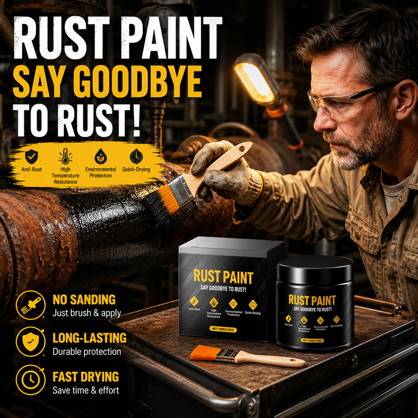 🥇Water-Based Metallic Paint Rust Converter💦