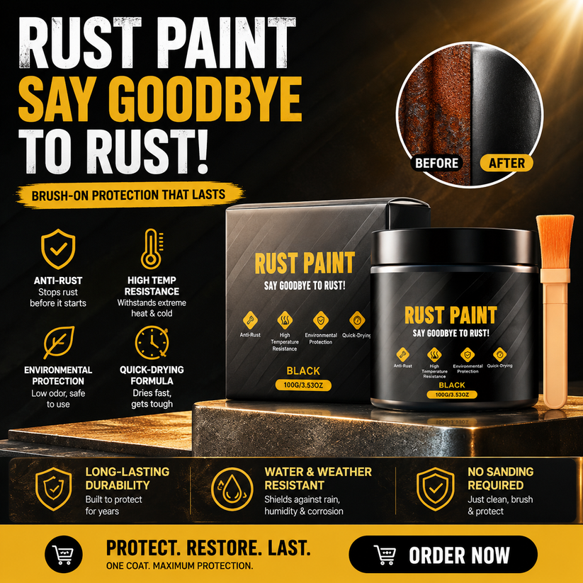 🥇Water-Based Metallic Paint Rust Converter💦