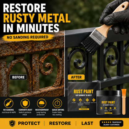 🥇Water-Based Metallic Paint Rust Converter💦
