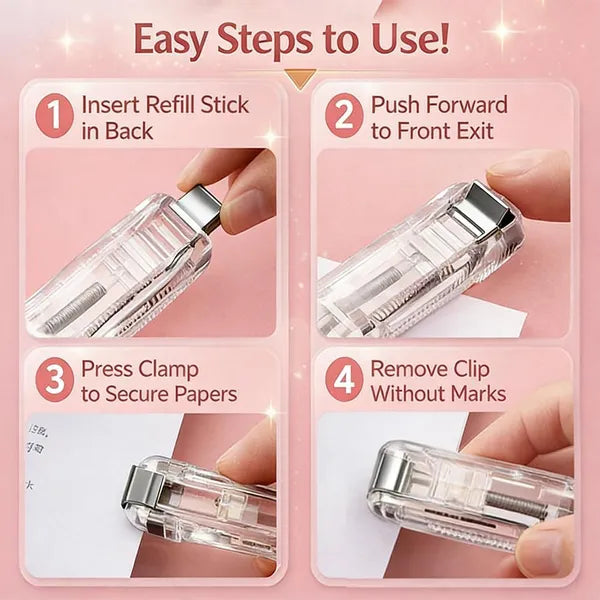 Bind Papers in Seconds — Without Staples or Holes