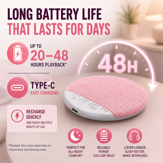 😴 Sleep Better, Listen Smarter – Wireless Bluetooth Pillow Speaker