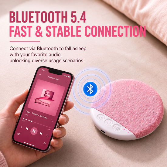 😴 Sleep Better, Listen Smarter – Wireless Bluetooth Pillow Speaker