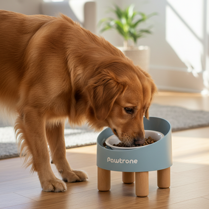 Adjustable Ceramic Elevated Bowl