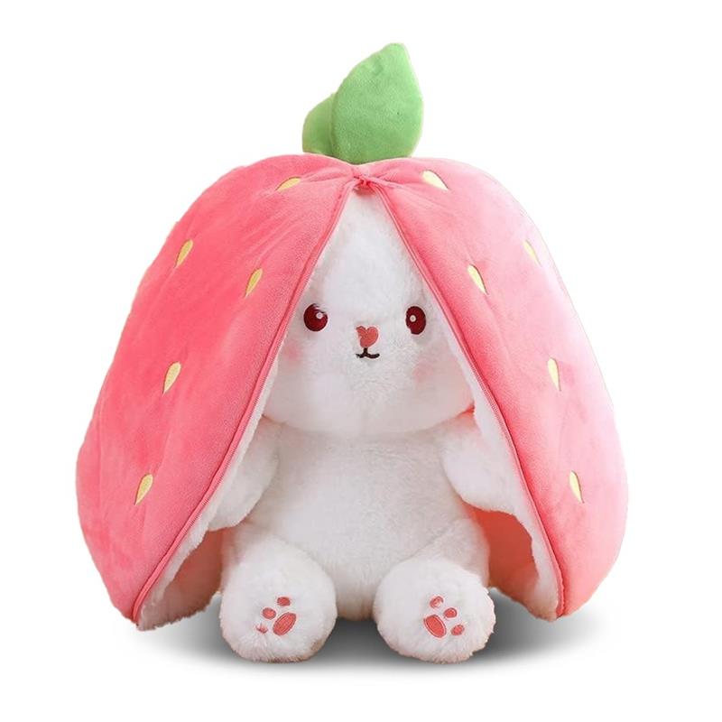 🐰🥕Transformable Strawberry & Carrot Bunny🍓
