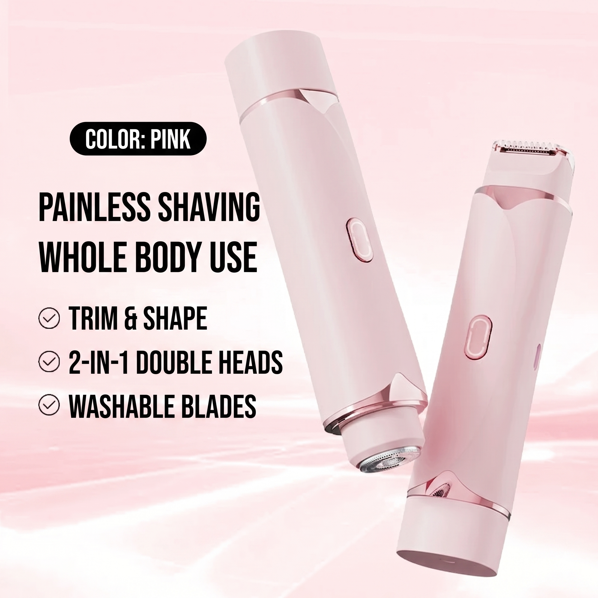 KBM™-2-in-1 Painless Bikini Hair Trimmer