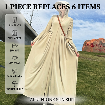 Solara Ultimate Full-Body Sun Defense Maxi Dress